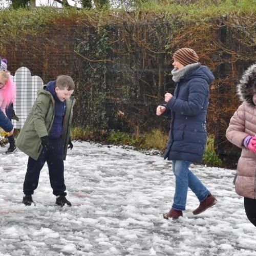 Break Time Fun in the Snow