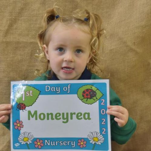 Our First Day in Nursery on Wednesday