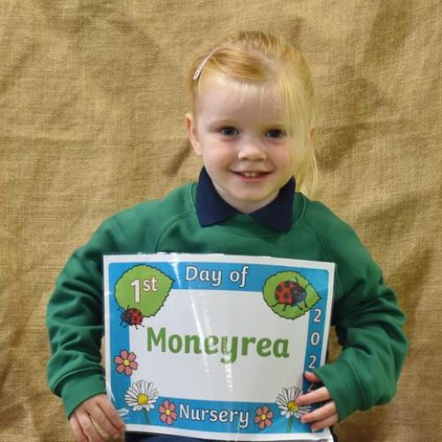 Our First Day in Nursery on Tuesday